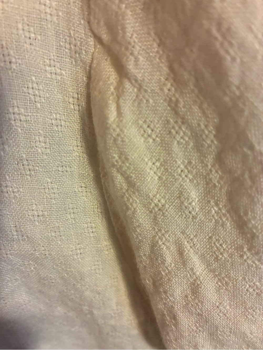 Flax Creamy Ivory Linen Button-Up Shirt - Picture 3 of 4